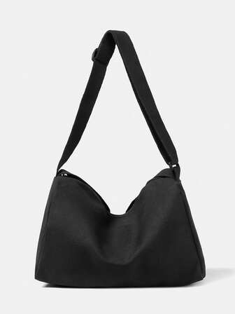 1pc Men's Nylon Sling Bag Shoulder Bag,Oxford Square Bag With Adjustable Strap Scratch Resistant And Wear-Resistant Pouch For Passport Money ID Card Credit Card Lightweight For Commute/Commuting