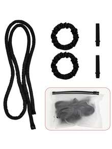 5pcs Heatless Hair Curler Kit, No Heat Curler, Hair Styling Tool Set, Overnight Curls Styling Tool, Multiple Colors Available, Wave Curling No Heat Damage, Easy To Use For Daily & Party Hairstyles, Curly Hair Accessories For Women, Travel Essential For Barber Salon Beauty Travel Essential Hair Products,Hair Cares,Hair Accessories - Multicolor - View 10