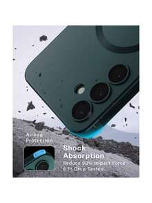 适用于三星 Galaxy S24 S25 S22 S23 Ultra Plus S20 S21 FE Note 20 A35 A55 A05 A15 的奢华磁吸手机壳，采用柔软的 TPU 材质。