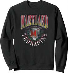 Maryland Terrapins Vintage Emblem 90's Black Sweatshirt - màu đen - Xem 1