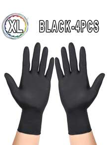 Powder-Free Disposable Nitrile Gloves, Available In S/M/L/XL, Durable Household Cleaning Gloves, Suitable For Kitchen, Bathroom, Cleaning, Food Handling, Tattoo, Beauty, Hair Dye, Pets, Salons, Cleaning Supplies, Small Appliances (No Packaging Box)