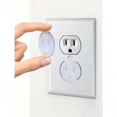 10 Pcs Baby Proofing Safety Child Safety Electrical Plug Protector With Hidden Handle Outlet Cover For Electrical Outlets For The Protection Of Children And Toddlers. Baby Shower Family Decorations Gifts