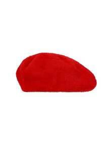 1pc Christmas Deer Horn Plush Santa Hat, Cute Fuzzy Earmuff Winter Warm Hat, Suitable For Autumn/Winter Christmas Holiday Wear