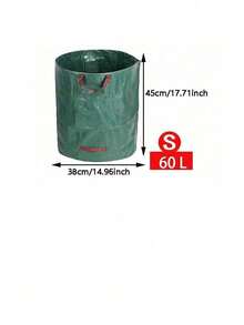 Gallon Reusable Compost Bags - Durable Material, Perfect For Garden Waste & Lawn Care