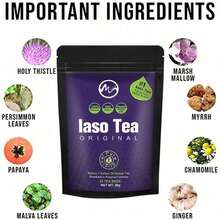 1-3PCS - Total Life Changes Iaso Instant Tea (Original) - Convenient Cleansing Tea For A Balanced Lifestyle, Gentle & Refreshing,Christmas - Màu tím - Xem 4