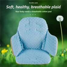 Cojín y respaldo antideslizante para bebé, almohadilla para silla de casa/restaurante/comedor para bebé - Multicolor - Ver 7