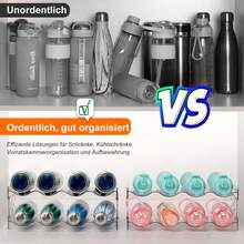 Refrigerator Storage Rack - ホワイト - チェックする 5