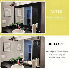 1 Roll Faux Wood Grain Waterproof Vinyl Peel And Stick Decorative Trim, Self-Adhesive Thin Edging Strips For Door Frames, Baseboards, Home Decor Renovation, Easy To Apply And Durable, Removable, Ideal For Living Room And Bedroom Corners - Multicolor - View 10