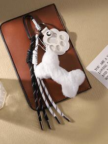 New Bag Charm Big Bone Keychain Pet Hair Collection Bag Keychain Backpack Pendant Fashionable Design Charming And Exquisite Backpack Keychain Pet Enthusiast Gift Accessories Key Chain Gifts For Women Stocking Stuffers Teacher Gift Sister Gifts