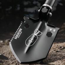 Multifunctional Shovel, Outdoor Car Portable Folding Shovel For Fishing, Beach Combing, Camping, Mini Iron Spade