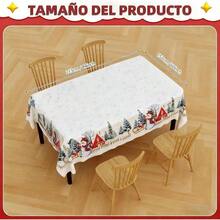 Kitchen Tablecloth - White Snowman - View 6
