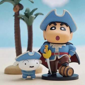 Miniso Caja ciega de la serie de carreras de Crayon Shin-Chan V2