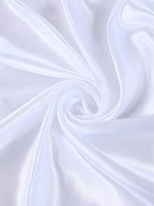 1/2pcs White Wedding Backdrop Curtain, White Satin Perforated Backdrop Fabric, White Polyester Wedding Party Ceremony Stage Decor, Bridal Shower, Anniversary Party Stage Decor, Birthday Party Decor, Outdoor Photo Backdrop, Holiday Party Decor, Room Photo Background Decor, Wedding Ceremony Backdrop Decor, Photography Studio Props, Party Supplies - White - View 10