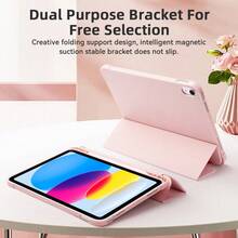 DANYCASE Tablet Hülle mit Stifthalter für iPad A16 Air 11 M3 M2 Pro 11 M4 M5 7. 8. 9. 10.2" 10. 10.9 Air 4 Air 5 Eckschutz Design - Pink - Übersicht 7