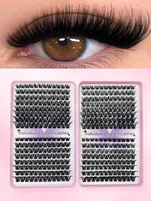 384pc Cluster Lash Book Kit - Salon DIY Eyelash Extensions | Easy Apply False Lashes, Reusable & Travel-Friendly - Multicolor - View 3