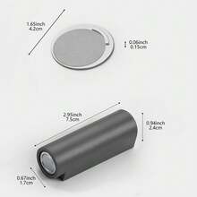 Invisible Magnetic Door Stopper With Free Punch, Stainless Steel Windproof Household Hardware - Multicolor - View 11