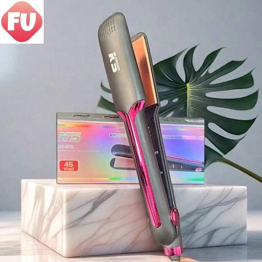 K5 Straight Hair Clip For Home Use (Random Color Sent) - Multicolor - View 1