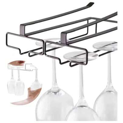 Suporte Para Taças De Vinho Movél Armarido 2 Peças 6 Taças