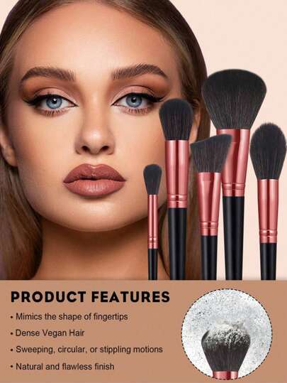 32 piezas/8 piezas Juego de brochas de maquillaje facial profesional, 32 brochas de maquillaje de viaje, como brochas para base, brochas para el rostro, brochas para iluminador, brochas para polvos, brochas para rubor, brochas para corrector, brochas para contorno, brochas para sombra de nariz, brochas para sombra de ojos, brochas para delineador, brochas para cejas y brochas de detalle. Adecuado para el hogar o viajes. Maneja fácilmente productos líquidos, en crema y en polvo en cualquier momento y lugar - Un conjunto de brochas para pulir, mezclar y para el rostro. El regalo ideal para mujeres y niñas.