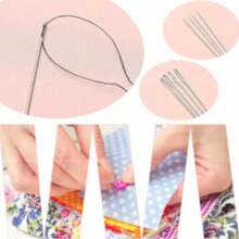 Set 90 Aguja Coser de Plata Tamaño Variado con Enhebrador de Costura Calidad Premium - Plateado - Ver 2