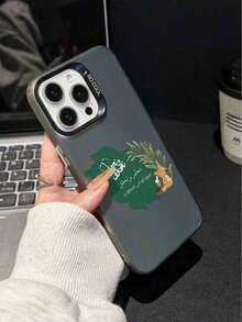 Compatible con iPhone 16 Pro Max /16/16 Pro/16 Plus/15/15 Pro Max/15 Pro/11/12/13ay, funda negra mate suave de protección total anti-polvo e impermeable compatible con iPhone 13/16/15/14/13/12/11/Pro/ProMax/X/XR/XS/XSMAX/7/8/PLUS Carcasa personalizada con estampado - Negro - Ver 2