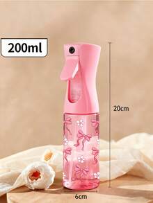 Frasco pulverizador automático contínuo de alta pressão de 200ml/300ml com névoa fina, design de gravata borboleta, recarregável, ideal para viagens. Ferramenta profissional para estilização de cabelo, acessório para produtos de cuidados capilares, item essencial para salões de beleza e viagens. Frasco pulverizador multiuso.