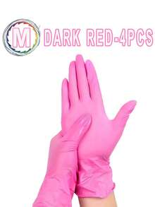 Powder-Free Disposable Nitrile Gloves, Available In S/M/L/XL, Durable Household Cleaning Gloves, Suitable For Kitchen, Bathroom, Cleaning, Food Handling, Tattoo, Beauty, Hair Dye, Pets, Salons, Cleaning Supplies, Small Appliances (No Packaging Box)