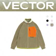VECTOR MOTION 撞色户外抓绒外套，男女通用，滑雪内层外套，防风、保暖、吸湿排汗、透气、轻便、舒适，适用于单人/双人滑雪板。 - 橄欖綠 - 查看 6