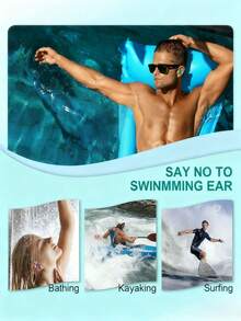 带收纳盒的隔音耳塞，可重复使用硅胶材质，适合游泳、睡觉、打鼾、学习、音乐会、户外旅行、工业工作等场合，有效降低噪音，保护听力，防水隔音，佩戴舒适，男女皆宜，是送给朋友的理想礼物。 - 彩色 - 查看 9