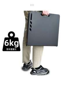 Mesa plegable táctica para acampar al aire libre, Picnic, ligera, portátil - Negro - Ver 3