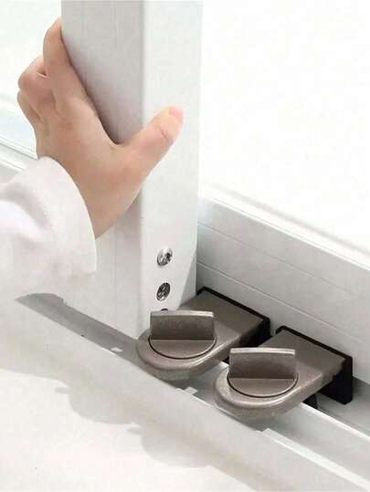 铝合金推拉门窗锁，具备防夹、防盗、防坠落功能