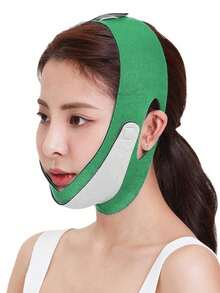 1 Facial V-Shaped Face Mask For Cheeks , Breathable Facial Band, A Gift Suitable For Women To Use During Leisure Time,Face V