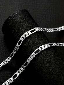 1PC Versatile Stainless Steel Necklace, Fashion Accessories Hip Hop Style Suitable For Parties, Gatherings, Daily Wear, Suitable For Both Men And Women