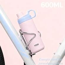 TYESO 900ML (30OZ) Vacuum Insulated Water Bottle With Carrying Handle, Iridescent Colors. Stainless Steel Coffee Cup With Straw, Thermal Bottle, Thermal Cup, 100% Leak-Proof, Keeps Temperature For 24 Hours For Hot/Cold Drinks Or 10 Hours For Hot Drinks. Suitable For Water, Iced Tea, Coffee, Smoothies And Other Beverages. An Ideal Choice For Festive Or Birthday Gifts. - Roxo - 查看 4