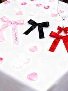 Customized Wine Glass Ribbon, Label Text Can Be Personalized, For Champagne And Wine Decor, Gift Packaging Decoration, Suitable For Wedding, Holiday Party, Gift Wrapping, Flower Bouquet Wrap - Multicolor - View 11