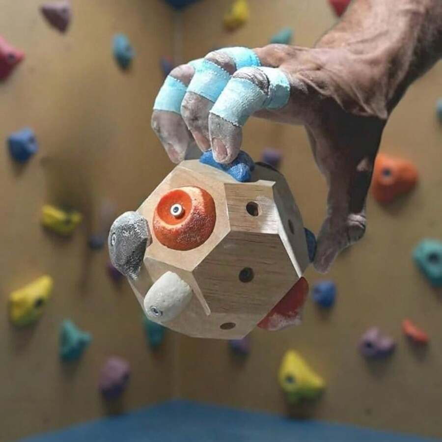 Compact ABS Climbing Training Blocks, Enhance Finger Flexibility And Grip Control, Portable Climbing Training Device