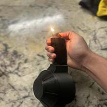 Drum Mag 3D Printed Lighter Holder - Magnetic Stash Container For Regular Bic Lighters, Lightweight & Cool Accessory - trắng - Xem 5