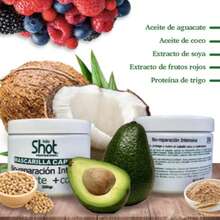 MASCARILLA CAPILAR  KOLOR SHOT BIO-REPARACION INTENSIVA AGUACATE + COCO 500 GR - Verde - Ver 3