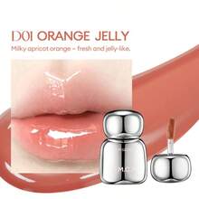 J.M.C.Y 透明唇彩，保湿，不晕染，镜面般光泽唇釉，唇部精华，学生唇膏 - D01 ORANGE JELLY - 查看 9