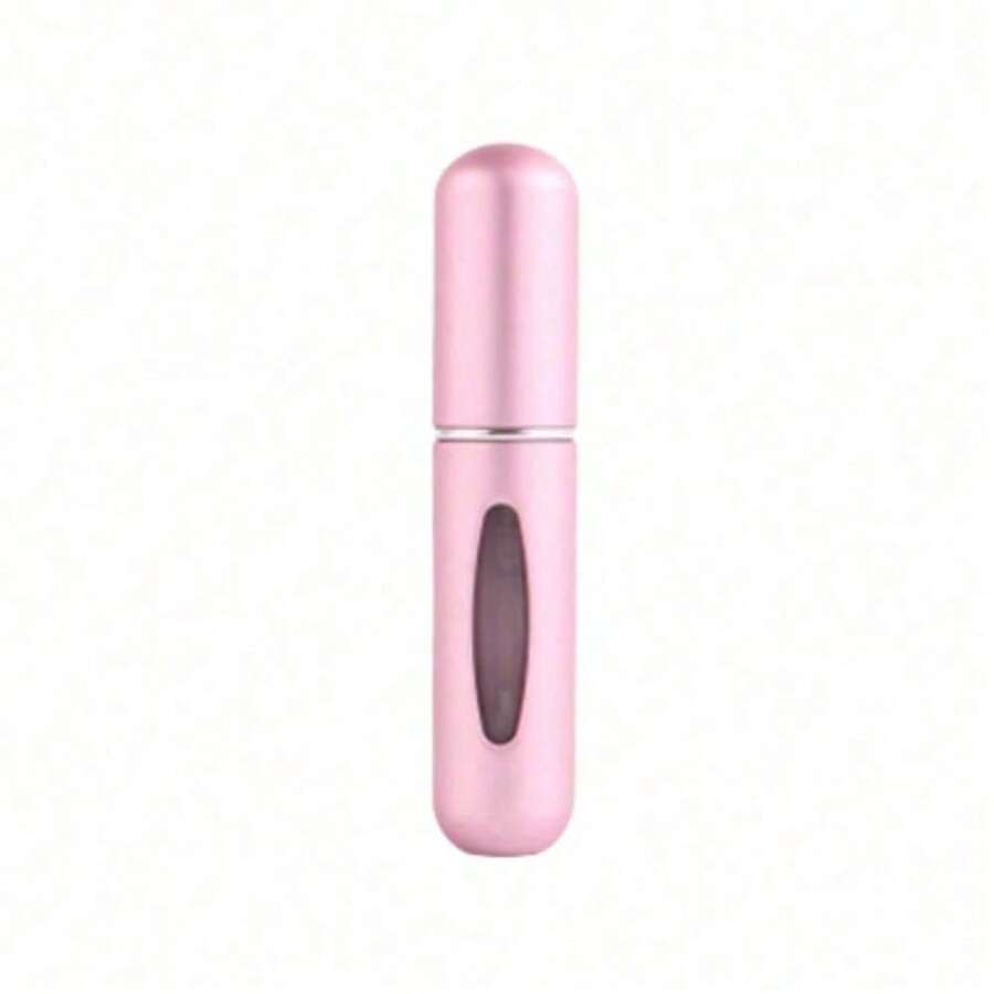 1Pc  5ML Perfume Refillable Bottle,Refillable Perfume Atomizer Bottle,Perfume Travel Spray Bottling Dispenser,Mini Portable Empty Liquid Container ,Travel Essentials ,Travel Organizer For Beach ,Summer Vacation Back To School - 淺粉色 - 查看 1