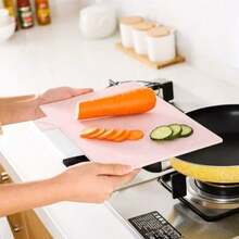 طقم لوح تقطيع إبداعي، لوح تقطيع مانع للانزلاق - متعدد الألوان - مشاهدة 4