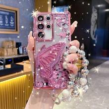 Butterfly Phone Holder, Electroplated Adhesive Desktop Tablet Stand, New Luxury INS Style - Multicolor - View 5