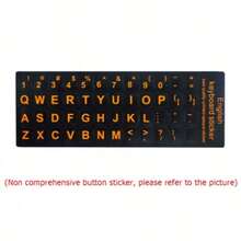 Procurement Products: Universal Laptop Keyboard Self-Adhesive Paper, Letter Keyboard Cap Stickers, Computer Keyboard Stickers, Key Stickers In English Version - Universal Version - View 8