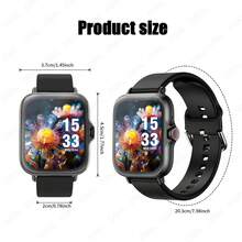 1.83" HD Touch Screen Smart Watch - Wireless Calling, Camera, Music Control | Compatible With Android/IOS, Unisex, Customizable Dial, Alarm And Call/Message Alerts
