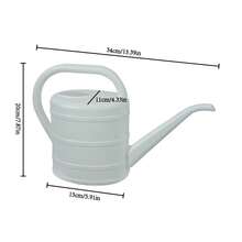 1 个 850 毫升/2 升/3 升塑料浇水壶，带人体工学手柄 - 非常适合室内外植物，是园艺和植物养护的理想之选 | 人体工学