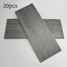 10pcs/20pcs Set 40x15cm/15.75x5.91in 0.6m²/1.2m² Removable Peel And Stick Floor Tiles, PVC Wood Grain Floor Stickers, Furniture Decor For Bedroom, Kitchen, Living Room, Hotel - Multicolor - View 25