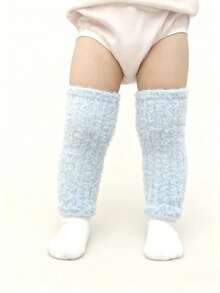 1/6双装婴儿幼儿加厚双面抓绒保暖腿套，秋冬季 - 彩色 - 查看 25