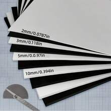 【EVA泡沫卷】超高密度EVA泡沫卷 38*100cm，厚度2-10mm | 黑白两色可选，适用于大型角色扮演、DIY工艺品和模型制作项目。 - 彩色 - 查看 11