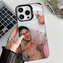 Funda de teléfono Rapper Y-Yung BeefS para 17,16,15,14,13,12,11,Pro,E,MAX, cubierta negra de silicona mate gris - z8 - Ver 13
