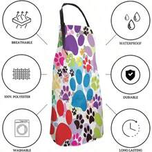 Aprons - อุ้งเท้าสีสันสดใส + M - ดู 7